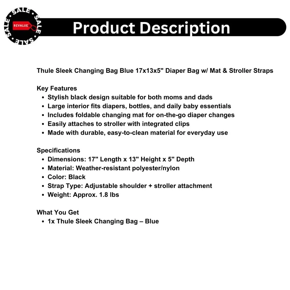 Thule sleek changing